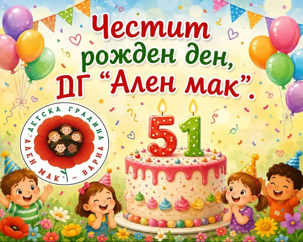 Рожден ден ДГ "Ален Мак" 51 години