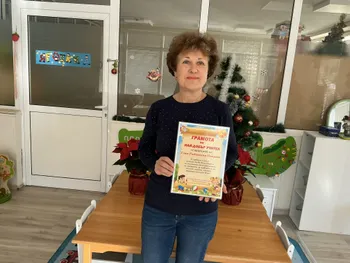 Грамоти за екипа на група "Ягодки А"