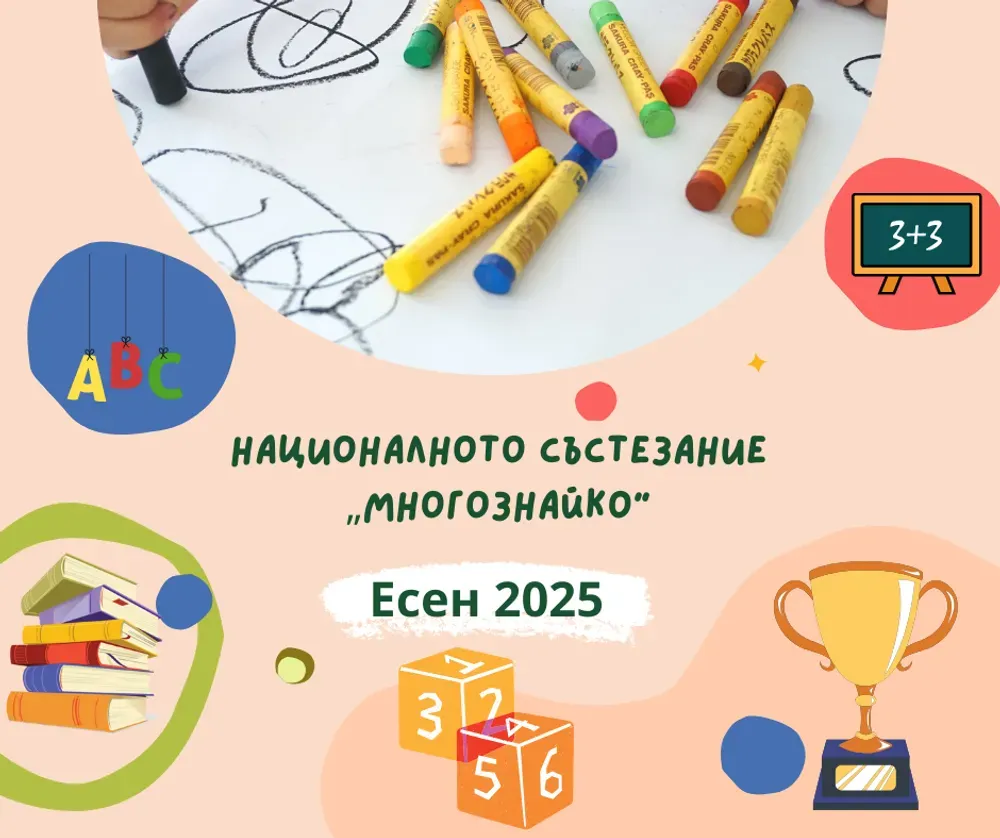 Националното състезание „Многознайко – Есен 2025“ III В група "Многознайковци"