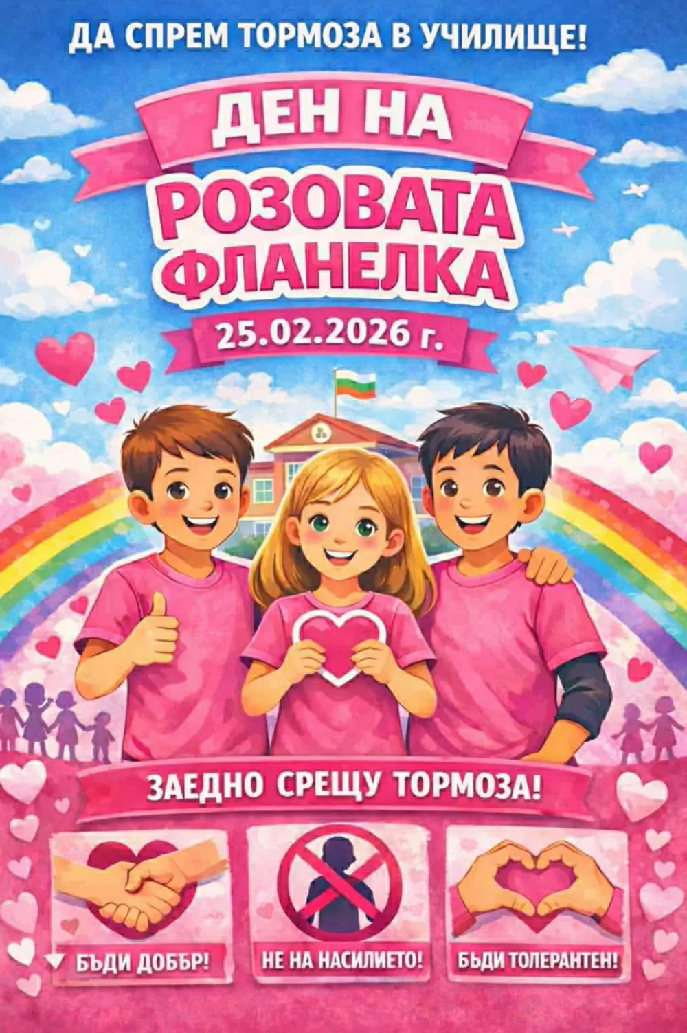 🩷👚🩷 СВЕТОВЕН ДЕН НА РОЗОВАТА ФЛАНЕЛКА 🩷👚🩷
